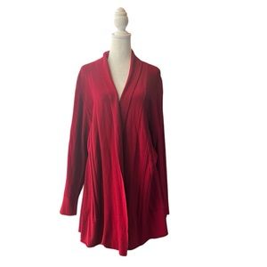 NY Collection Open Front Cardigan